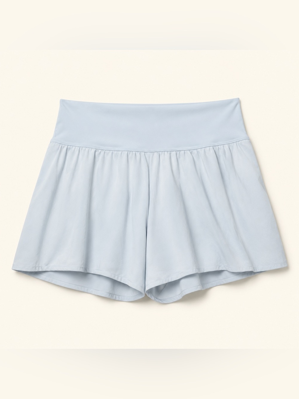 Light Blue Shorts with Compression Lining